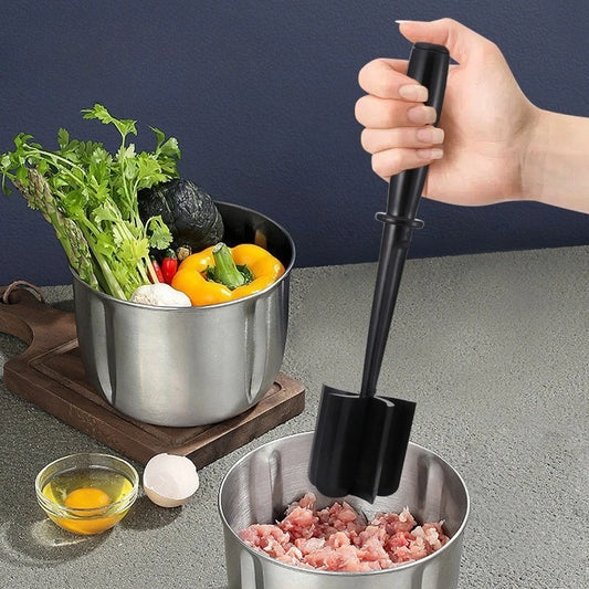 Meat Chopper & Masher – Ground Beef Mixing Tool