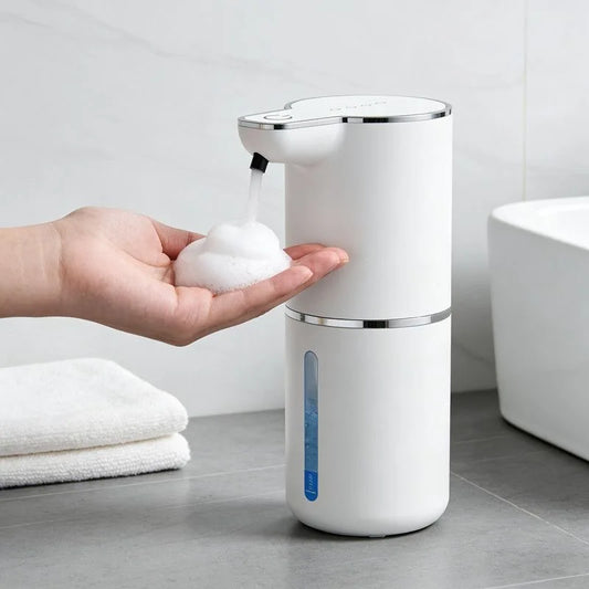 Touchless Foam Soap Dispenser – Rechargeable, Wall or Countertop