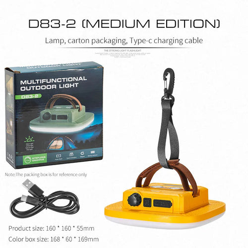 ESMARTER Rechargeable Camping Tent Strong Light with Magnet Portable