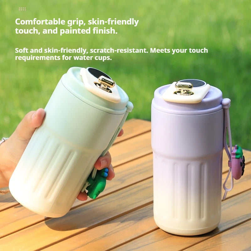 450ML Stainless Steel Thermo Water Bottle LED Temperature Display