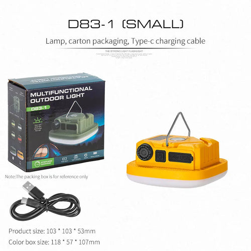 ESMARTER Rechargeable Camping Tent Strong Light with Magnet Portable