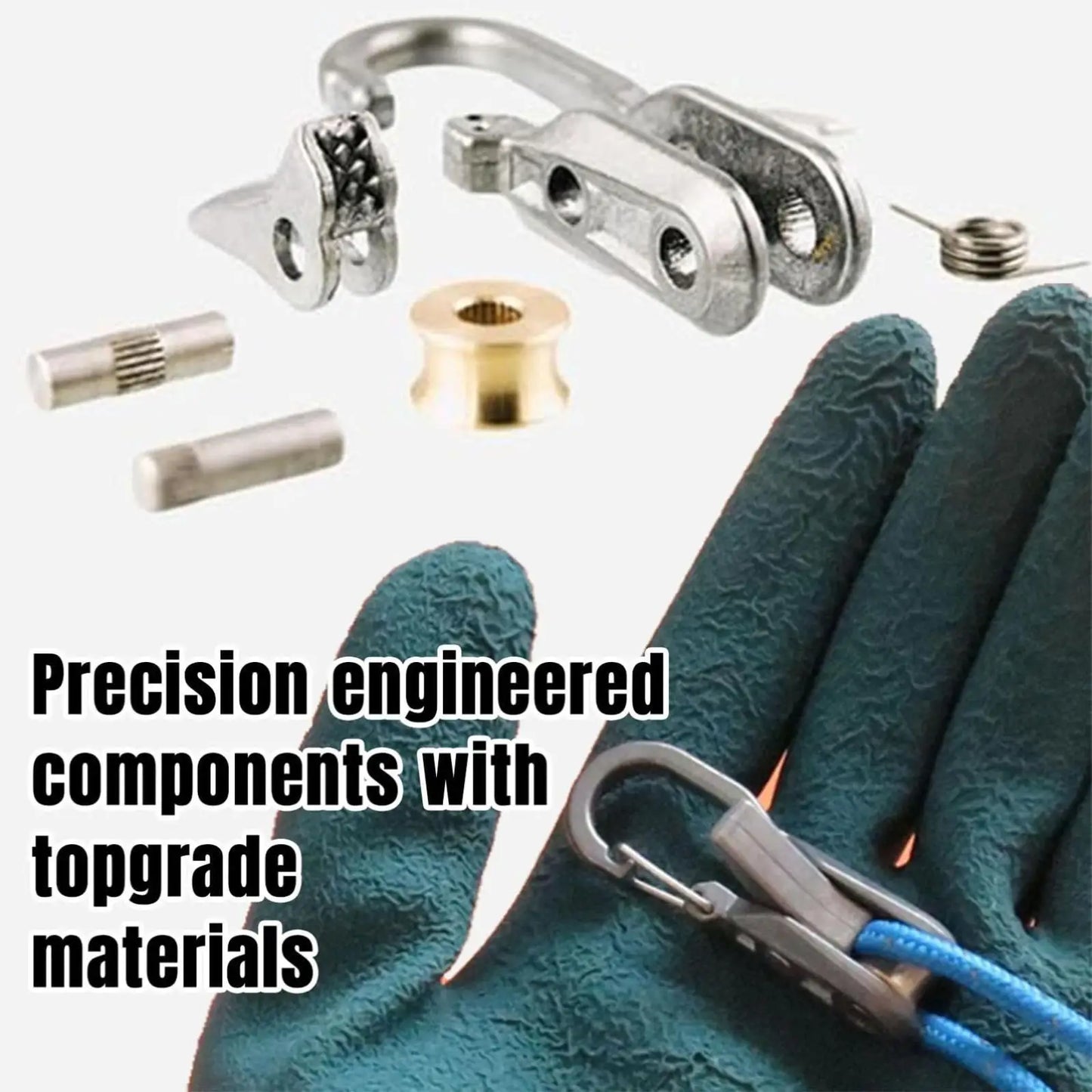 Rope Tightening Tool & Tensioner，Heavy-Duty Retractable Tie Down Rope