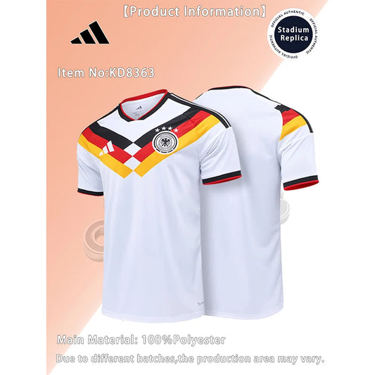 Adidas 2026 World Cup Germany National Team Home Fan Version Quick-Dry