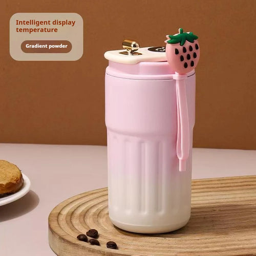450ML Stainless Steel Thermo Water Bottle LED Temperature Display
