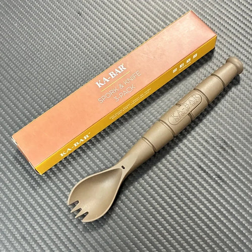 Tactical Mini Cutlery Set EDC Outdoor Multi-Function Tool Fork Spoon