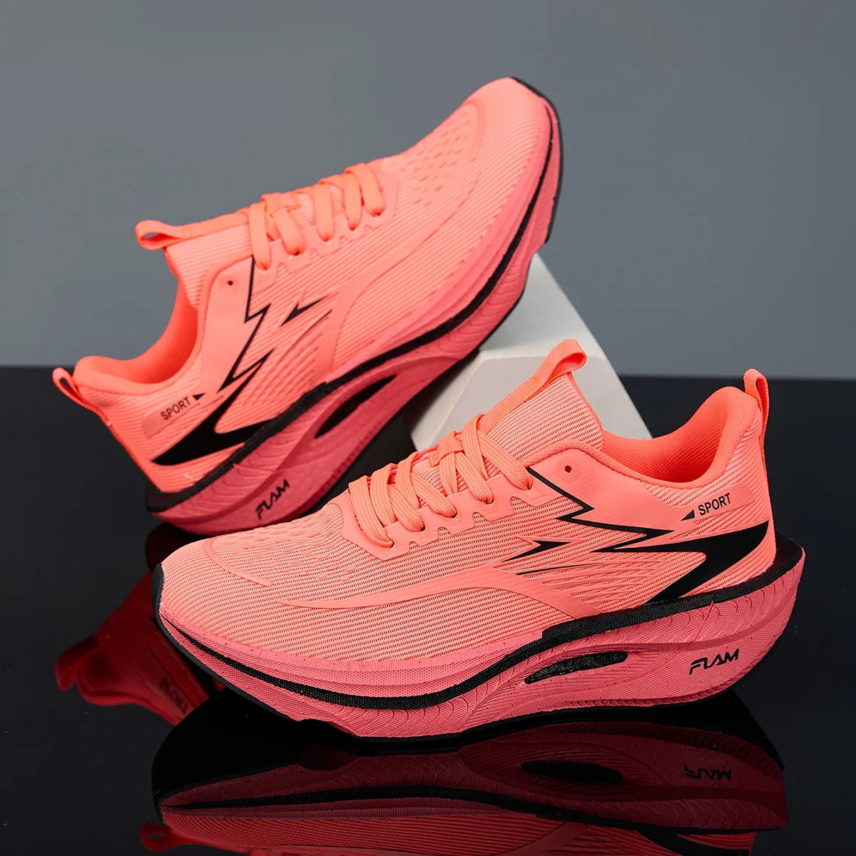 Men Sports Running Shoes Casual Marathon Breathable Lightweight