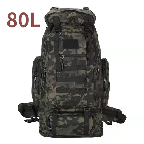 80L/100L  Mountaineering Bag Climb Bag Tactical Backpacks Large