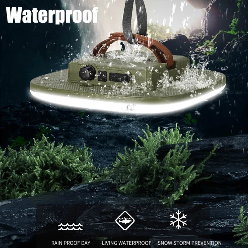 ESMARTER Rechargeable Camping Tent Strong Light with Magnet Portable