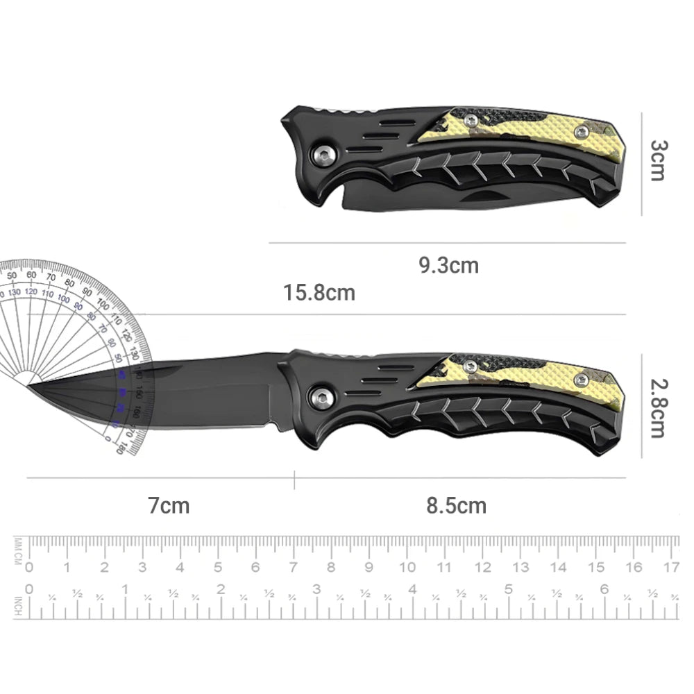 Fine Stainless Steel Folding Pocket with Sharp Edge Multifunctional