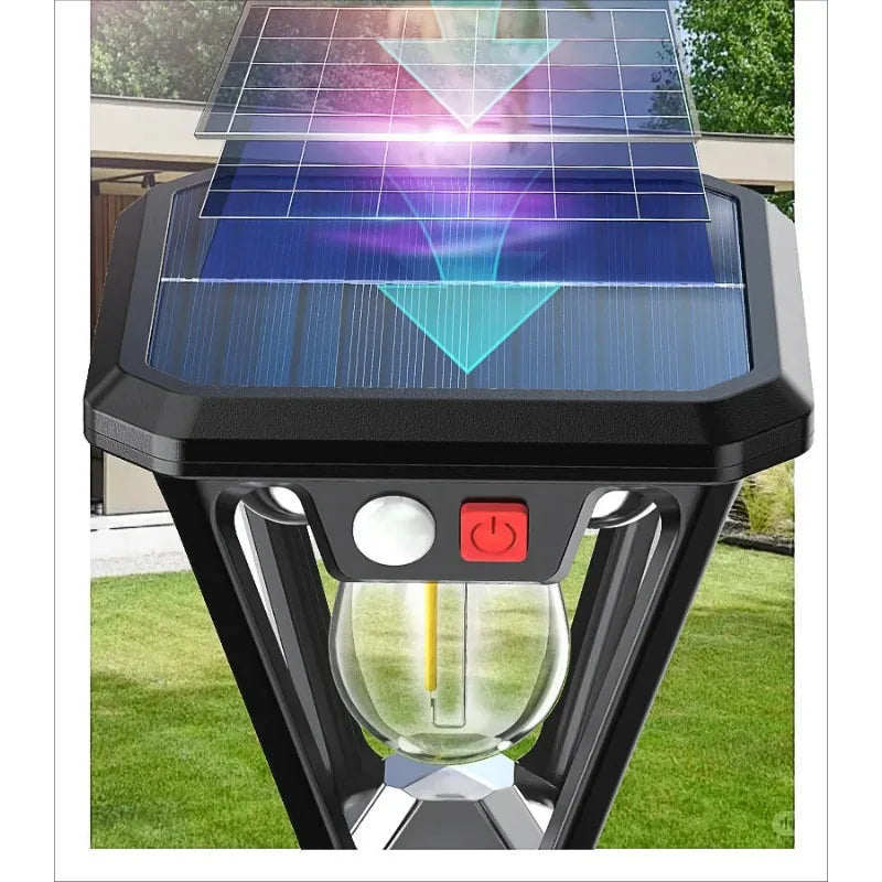 Solar Motion Sensor Light Outdoor LED Waterproof Lawn Street Garden