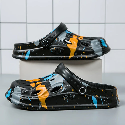 Croc Shoes, Summer Trendy Outdoor Sports Beach Slippers, Non-Slip,