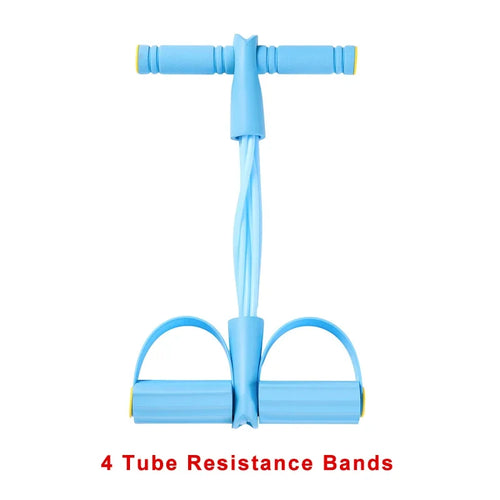 4-Level Resistance Band Tensioner with Non-Slip Handles - Home Fitness