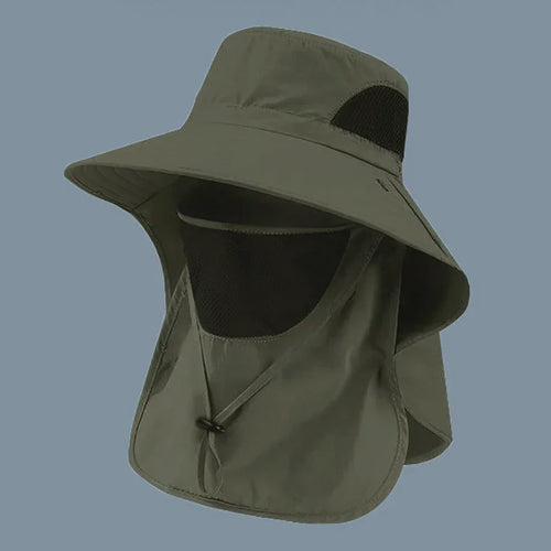 Summer Sun Hats UV Protection Outdoor Hunting Fishing Cap For Men