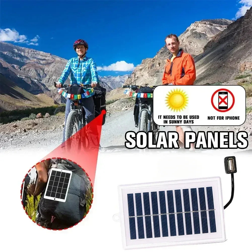 1/2PCS Portable Solar Charger Portable Solar Charger-USB Output for