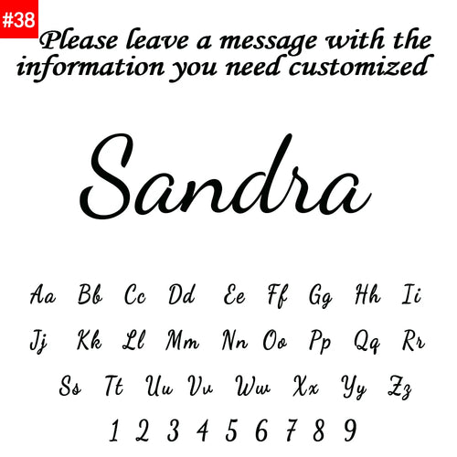 Customized Name Letter Necklace Personalized Stainless Steel Simple