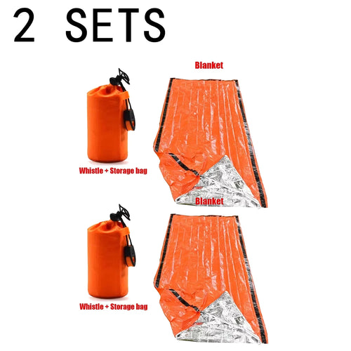 Portable Waterproof Emergency Survival Sleeping Bag Outdoor Edc