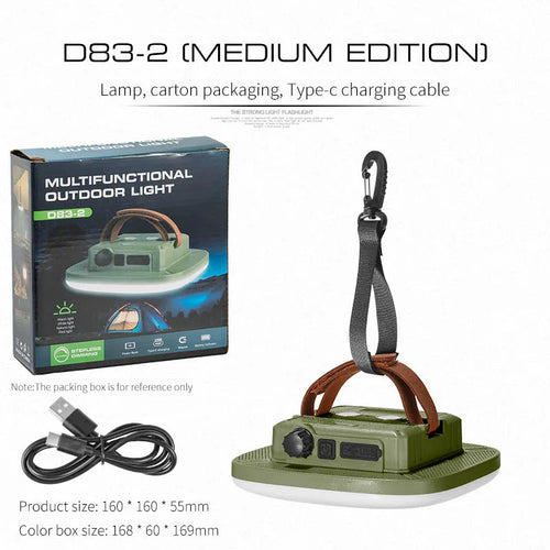 ESMARTER Rechargeable Camping Tent Strong Light with Magnet Portable