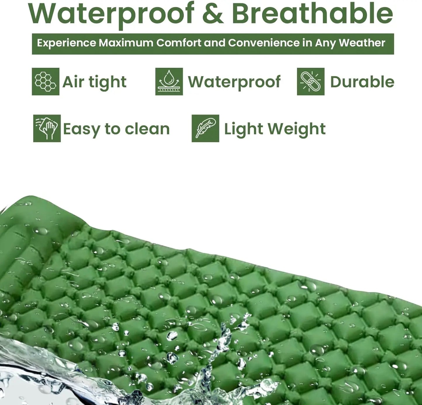 Camping Air Matt Sleeping Pad Ultralight Folding Inflatable Mattress