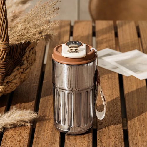 450ML Stainless Steel Thermo Water Bottle LED Temperature Display