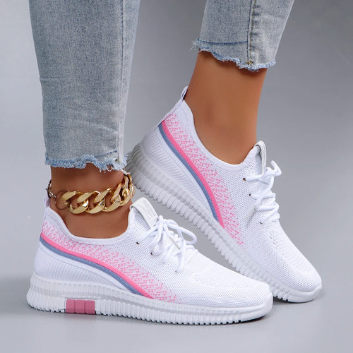 Women's summer breathable mesh flat shoes，women's shoes，casual