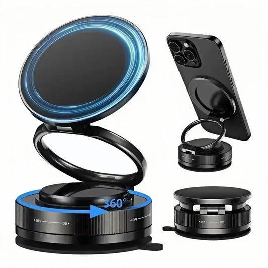 T30 Vacuum Magnetic Phone Holder Stand, for Magsafe Suction Cup Phone