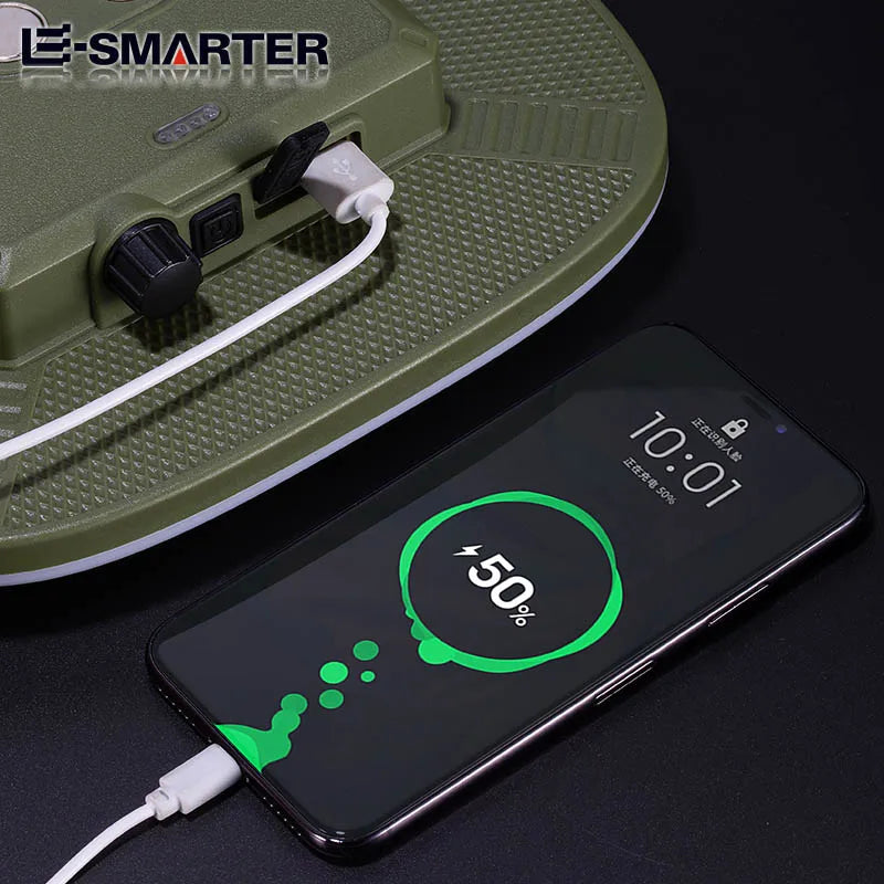 ESMARTER Rechargeable Camping Tent Strong Light with Magnet Portable