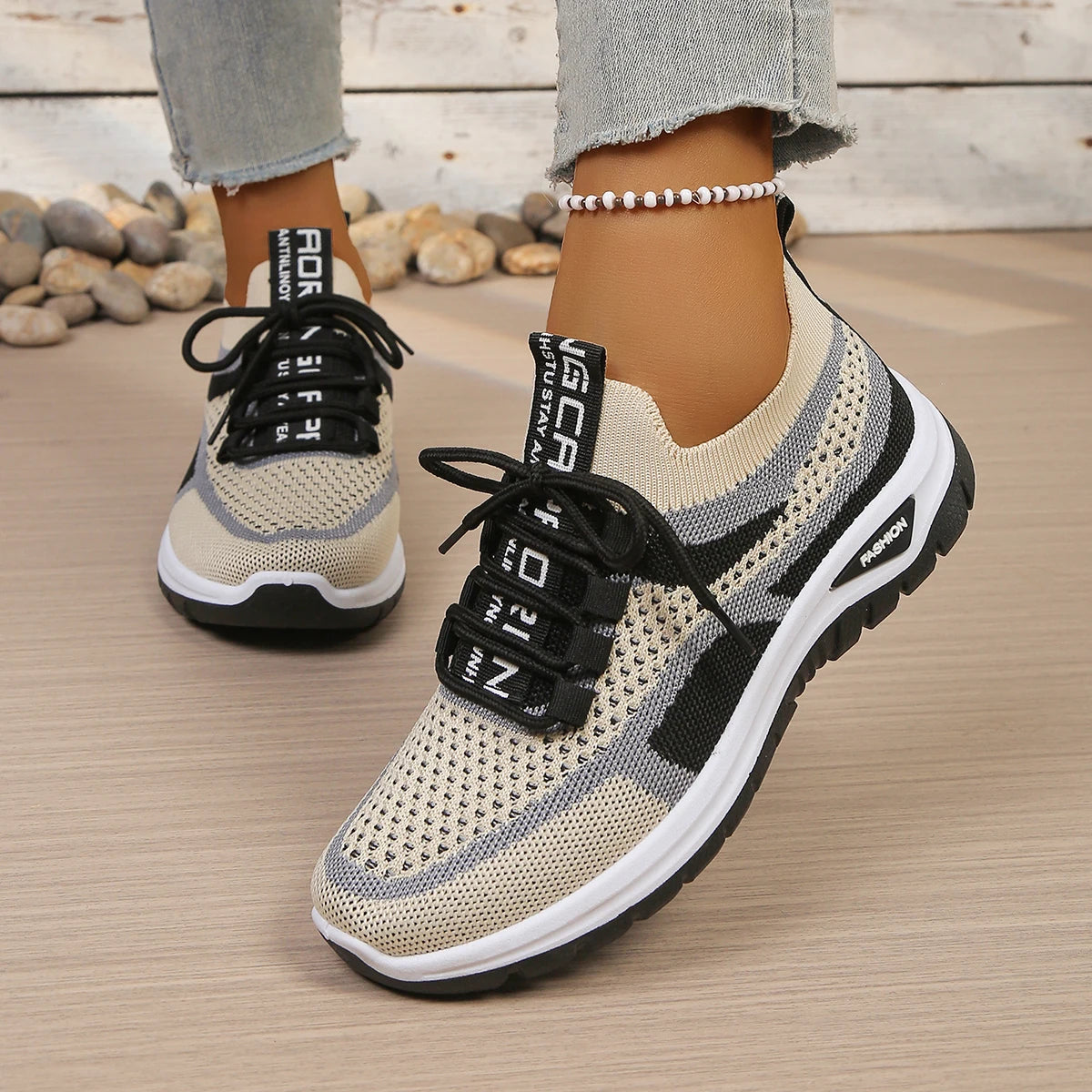 Women's shoes summer 2026 casual sneaker new style two-color single