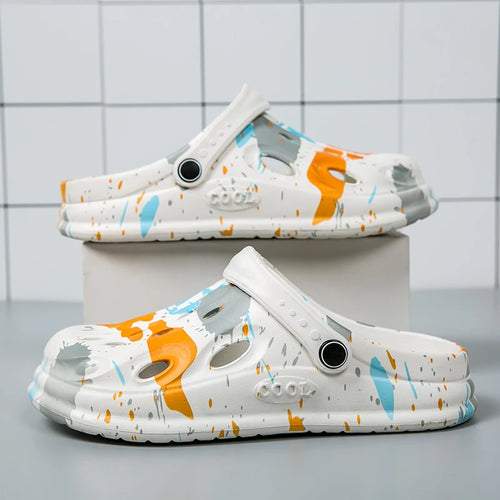 Croc Shoes, Summer Trendy Outdoor Sports Beach Slippers, Non-Slip,