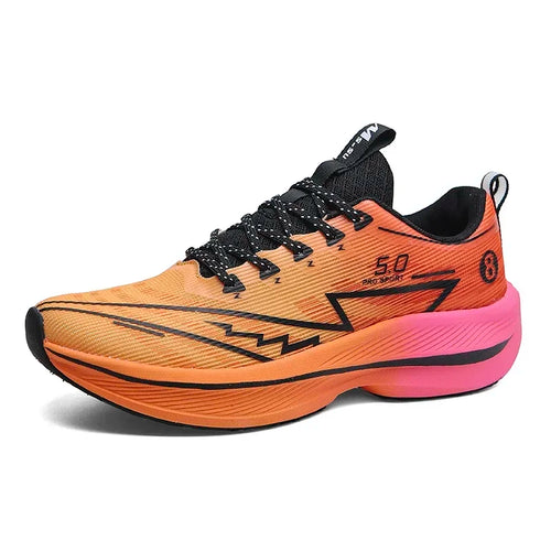 Brand Men's Carbon Plate Running Shoes Soft Cushion Shock Absorbing