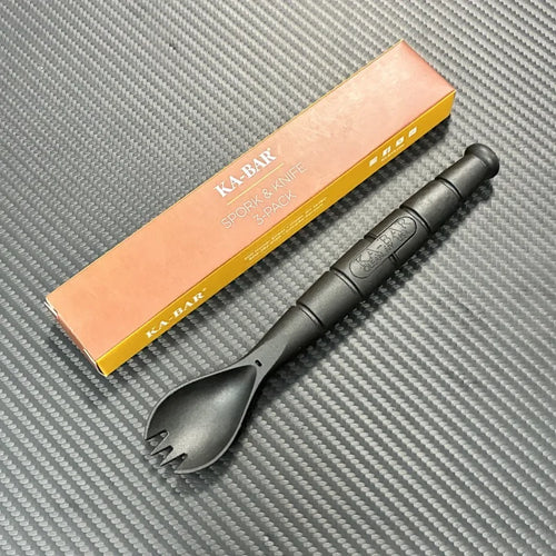Tactical Mini Cutlery Set EDC Outdoor Multi-Function Tool Fork Spoon