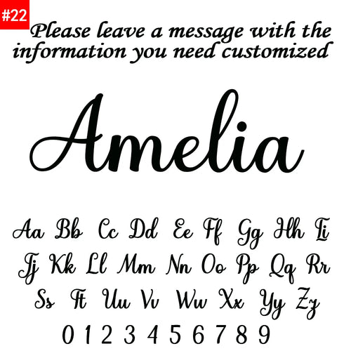 Customized Name Letter Necklace Personalized Stainless Steel Simple