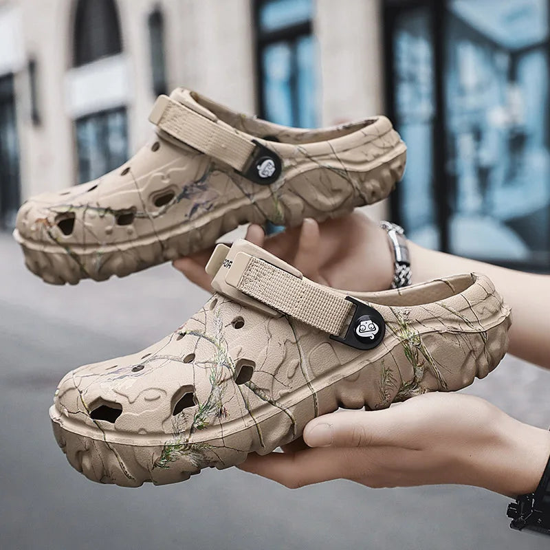 Summer Women's and Men's Clogs Slippers Classic Couple's Garden Shoes