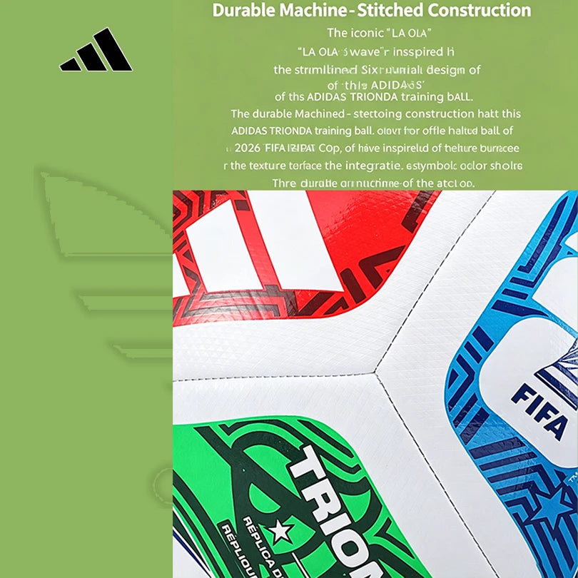Adidas WC TRN TRIONDA 2026 FIFA World Cup Size 5 Training Soccer Ball