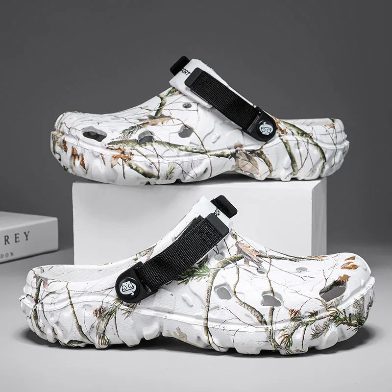 Summer Women's and Men's Clogs Slippers Classic Couple's Garden Shoes