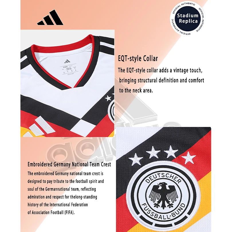 Adidas 2026 World Cup Germany National Team Home Fan Version Quick-Dry