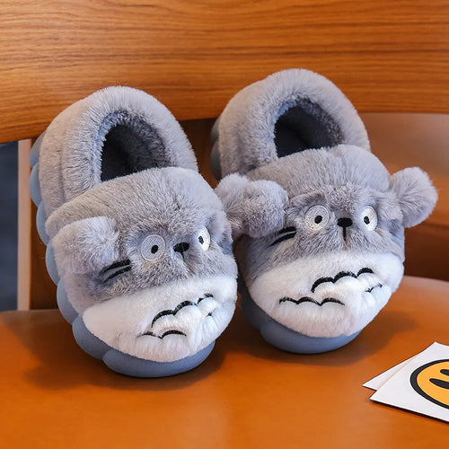 Cute Pikachu Autumn/Winter Cotton Slippers Cover Heel Cute Cartoon