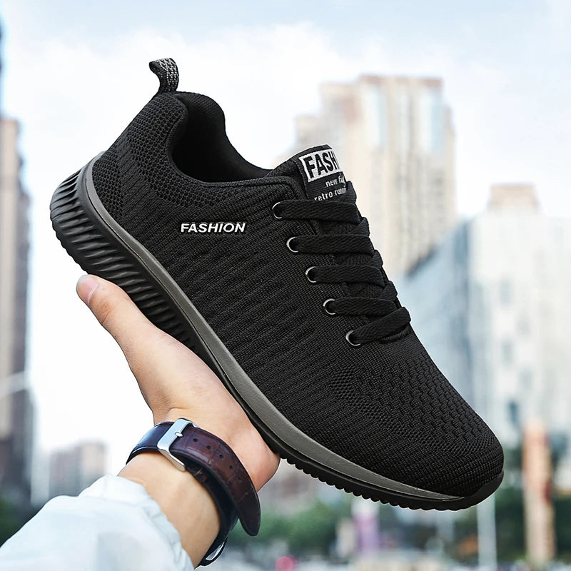 Men Running Sneakers Lightweight Walking Sport Shoes Classical Mesh
