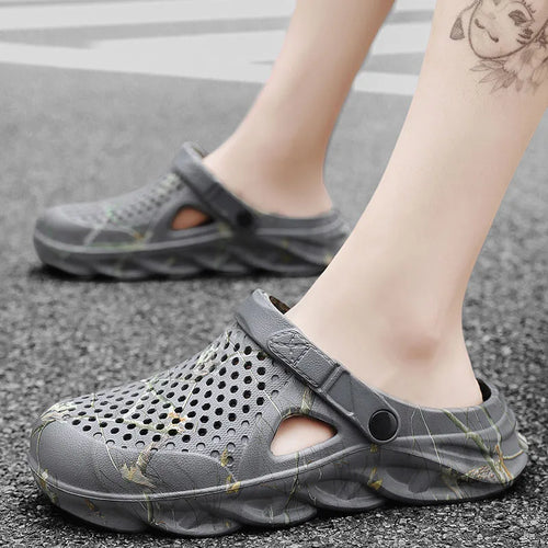 Plus Size 47 Classic Clogs Summer Men's Sandals Outdoor Garden
